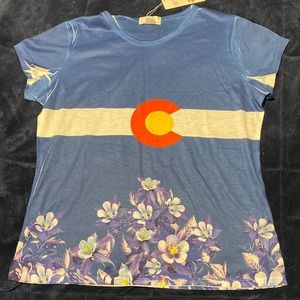 Kamana Polyester Floral T-Shirt